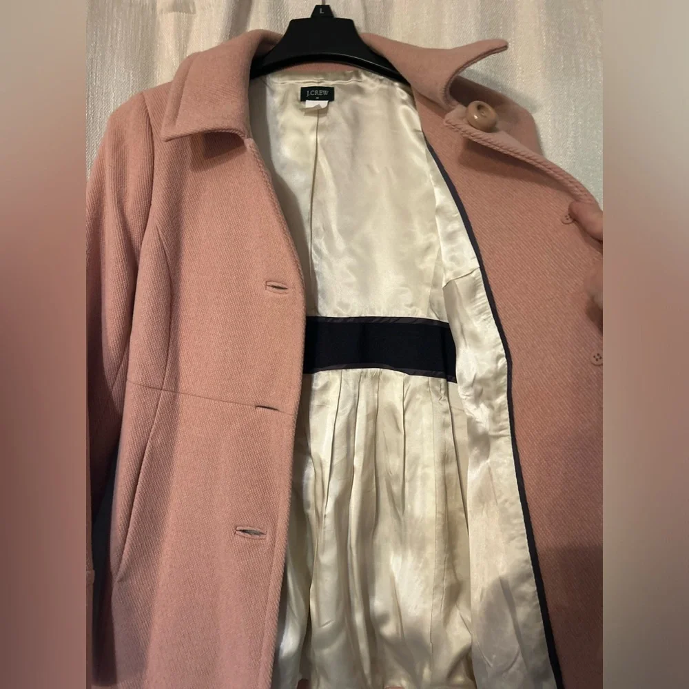 J Crew ladies wool pea coat size 10 - Picture 2 of 4